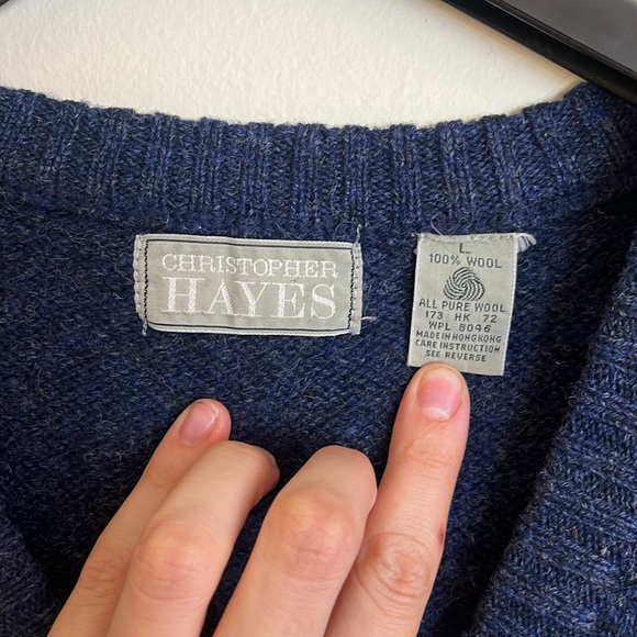 Chunky bow wool sweater vest - Picture 3 of 4